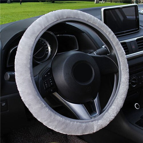 Plush Fluffy Steering Wheel Cover