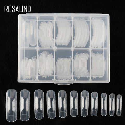 Rosalind Clear Fake Nails - 120 Pcs